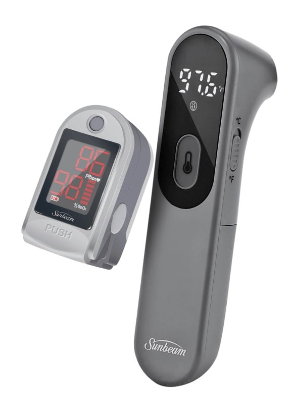 Sunbeam No-Touch Thermometer & Pulse Oximeter Bundle
